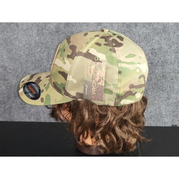 Flexfit Multicam Hat Ennis IKO Patch Tactical Operator Cap Men‎ Sz L-XL Camo - Picture 7 of 10